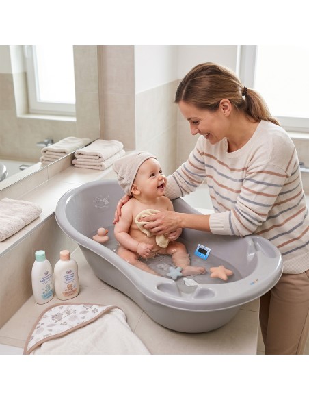 Baignoire bébé thermomètre pied évacuation 86 cm | BB-BOOM