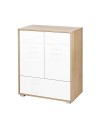 IDA Commode bébé en bois 2 portes 1 tiroir