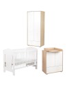 IDA Ensemble bébé armoire, commode et lit
