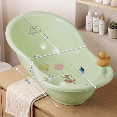 Baignoire bébé avec thermomètre sans pied 2