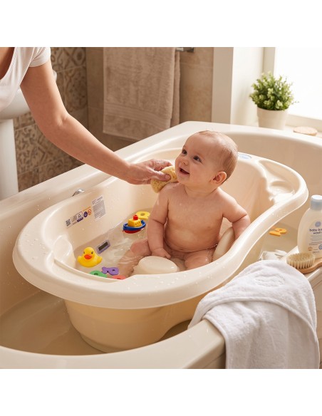 Baignoire bébé avec réducteur et thermomètre intégré