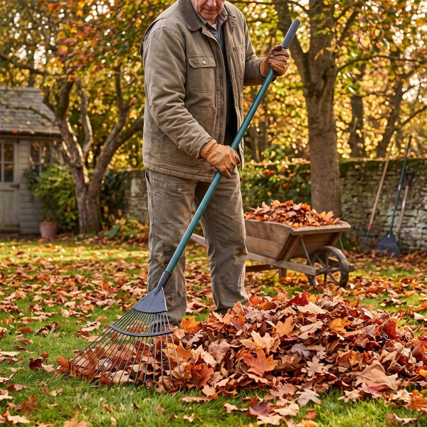 Outils de jardinage râteau ou râteau à feuilles en lot ou à l'unité