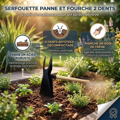 Serfouette panne et fourche 2