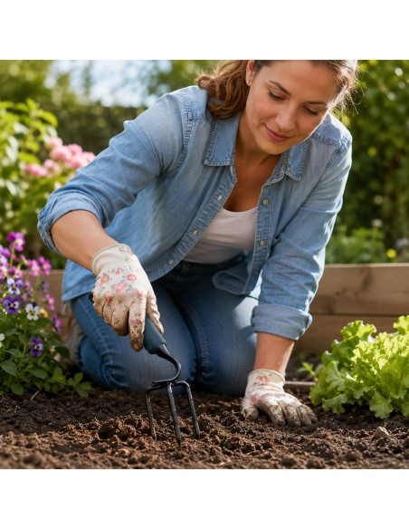 LITTLE Outils de jardinage à main - Griffe rotative