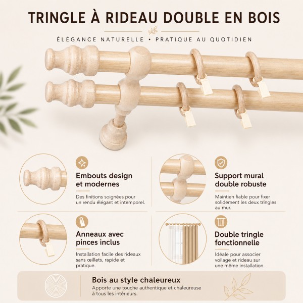 CRIS TRINGLES EN BOIS