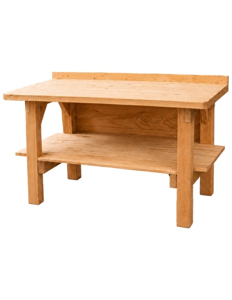 Établi en bois Douglas 150 cm - Plan de travail en kit