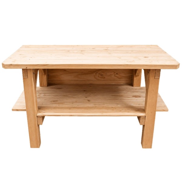 Îlot central de cuisine en Douglas massif 150 cm – livré monté