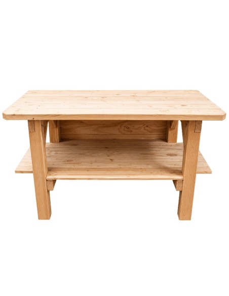 Îlot central de cuisine en Douglas massif 150 cm – livré monté