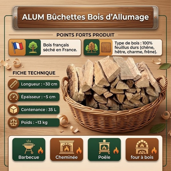 Bois d'allumage