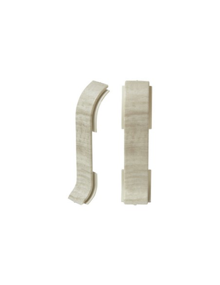 Plinthes goulotte passe-câble PVC 59 mm - 1,10 m avec raccords inclus